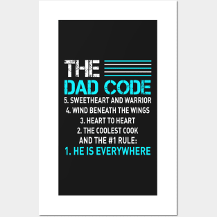 The dad code Posters and Art